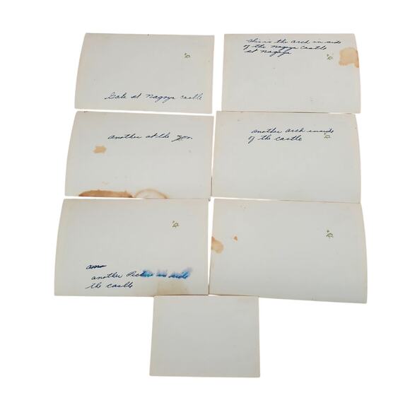 Vtg Gate of Nagoya Castle Lot of 7 Original Monochrome Photography 3" x 5" - Picture 2 of 11